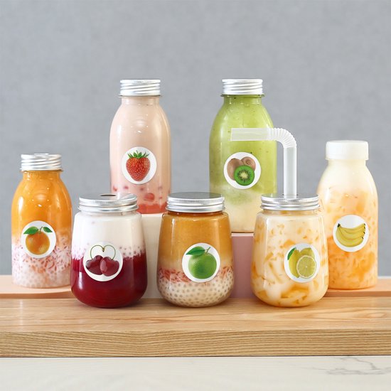 Stickers - 500 stickers - Diary stickers - Laptop decoration stickers - Fruit sticker roll