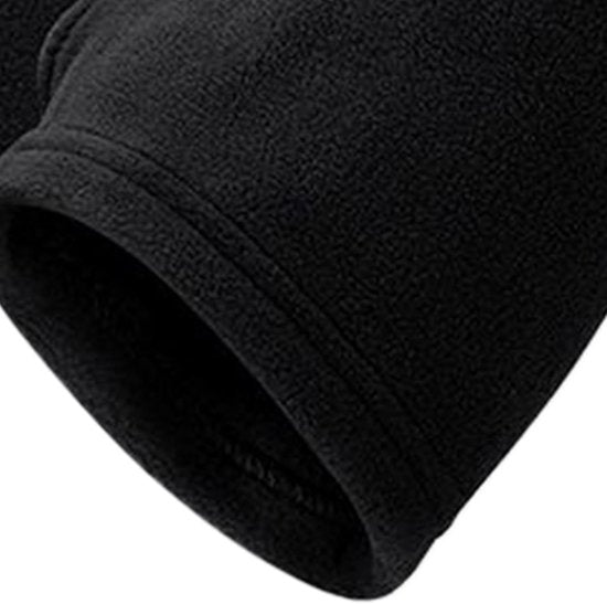 Gloves - Half-finger gloves - Warm winter gloves - Suitable for commuting, office work and driving - Black