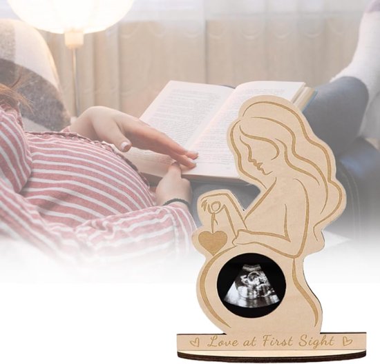 Memorial Photo Frame - Baby Ultrasound Memorial Frame - Newborn Memorial Stand - Style B