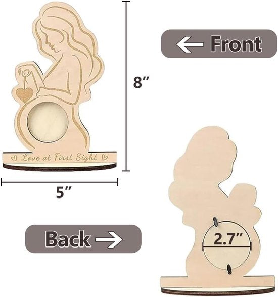 Memorial Photo Frame - Baby Ultrasound Memorial Frame - Newborn Memorial Stand - Style B
