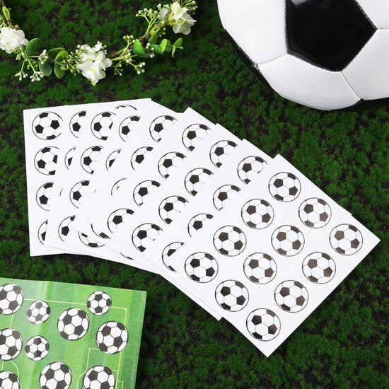 Football Stickers - Waterproof Vinyl Stickers - Suitable for laptops, water bottles, notebooks and mobile phones - Ideal gift for football players, teams and fans - Sports Stickers - 10 sheets, 120 pieces