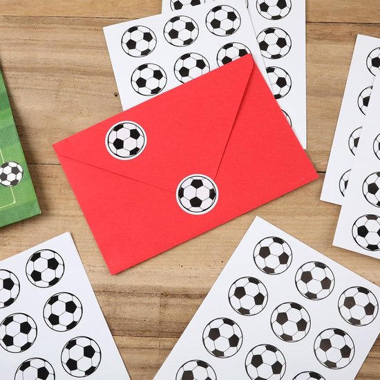Football Stickers - Waterproof Vinyl Stickers - Suitable for laptops, water bottles, notebooks and mobile phones - Ideal gift for football players, teams and fans - Sports Stickers - 10 sheets, 120 pieces
