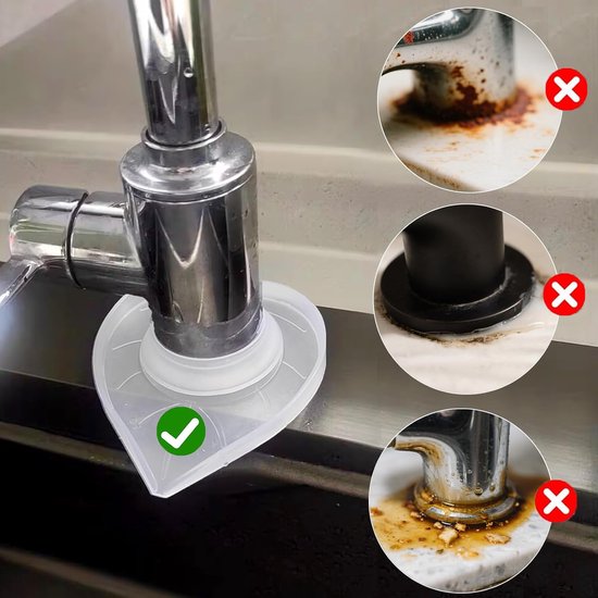 Tap mats - 2 pieces - Kitchen taps and sinks - Waterproof tap covers - Splash guard, limescale protector, waterproof cover for bathroom taps