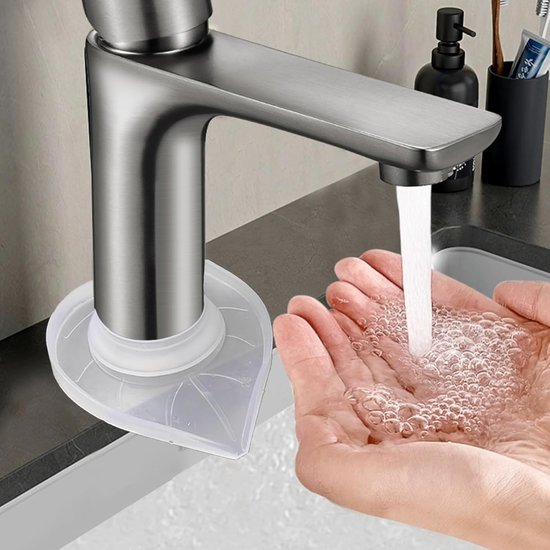 Tap mats - 2 pieces - Kitchen taps and sinks - Waterproof tap covers - Splash guard, limescale protector, waterproof cover for bathroom taps