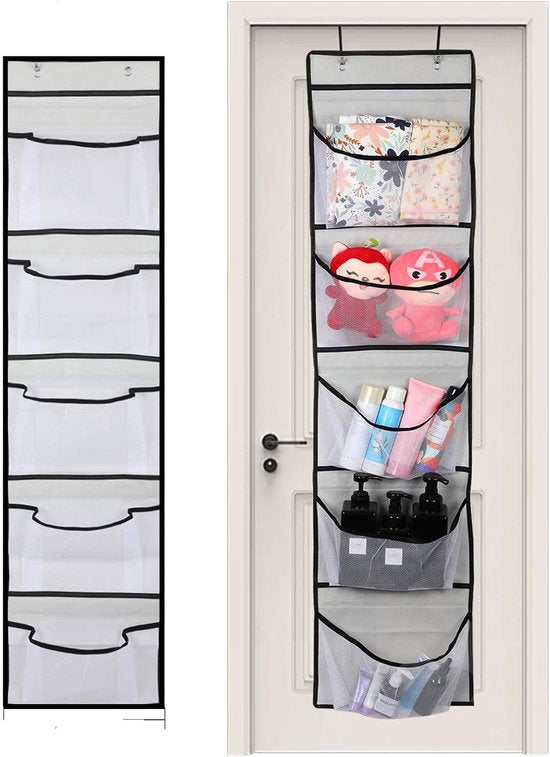 Hanging Storage Bags - Hanging Storage Boxes - Comes with 5 Mesh Pockets - Perfect as Hanging Storage Boxes for the Bedroom - Ideal for Toy Storage