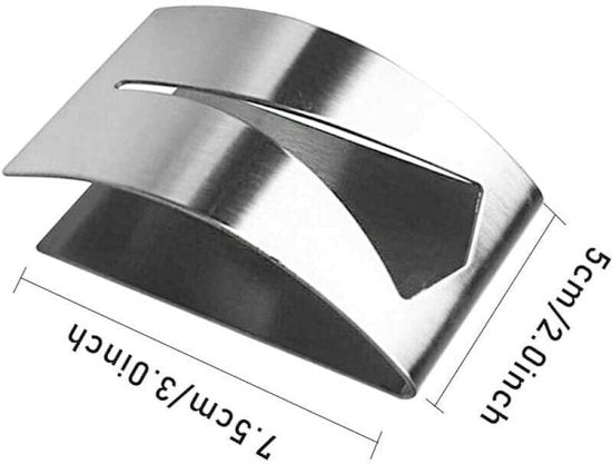 Self-adhesive towel holder - Stainless steel dishcloth holder - Metal wall-mounted dishcloth holder - Silver towel hook - Dishcloth hook 3-pack