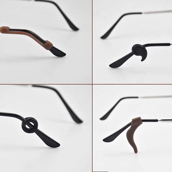 Anti-slip ear cushions for glasses - Frames - Anti-fall ear cushions - Ear hook connectors - 24 pairs