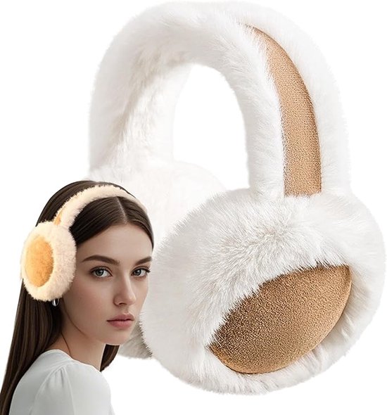 Earmuffs - Winter Earmuffs for Women - Warm Earmuffs - Warm Earmuffs for Outdoors - Soft and Warm - Suitable for Girls, Mothers, Wives and Girlfriends - Cute and Comfortable - Brown