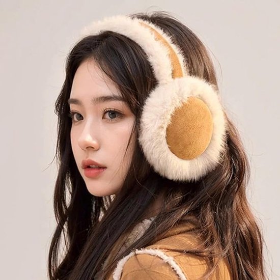 Earmuffs - Winter Earmuffs for Women - Warm Earmuffs - Warm Earmuffs for Outdoors - Soft and Warm - Suitable for Girls, Mothers, Wives and Girlfriends - Cute and Comfortable - Brown