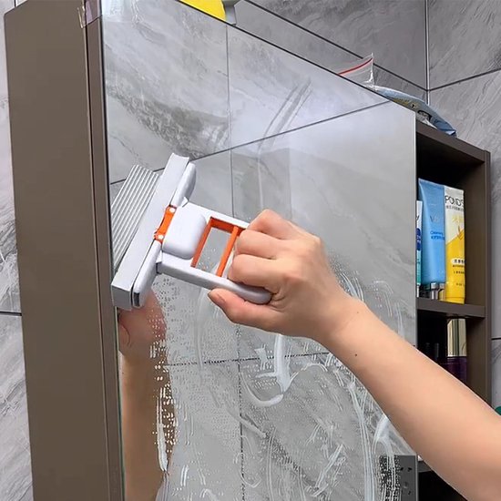 Mini Mop - Alternative to a mop cloth - Suitable for cleaning desktops - Suitable for cleaning bathroom windows - Can be used as a sponge wiper for desktops - One mop and 2 refills