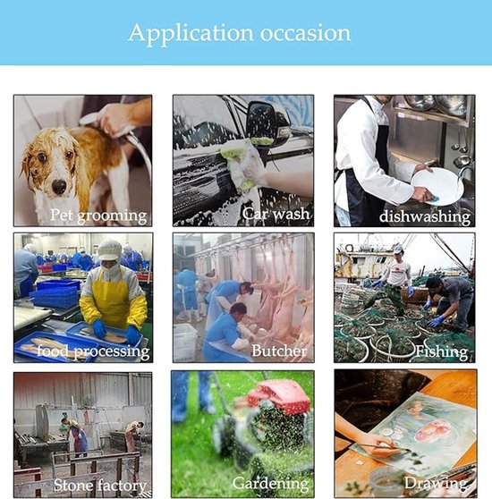 Waterproof Apron - Adjustable, Heavy-Duty Waterproof Apron - Apron - Extended - Extra Large - Waterproof Apron - Black