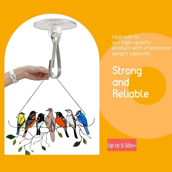 Hooks - (100 pieces per pack) - Self-adhesive hooks - Self-adhesive hooks - Self-adhesive ceiling hooks - Super strong adhesion - Small and transparent - Will not damage walls - No drilling required - Removable - Suitable for holidays, weddings,