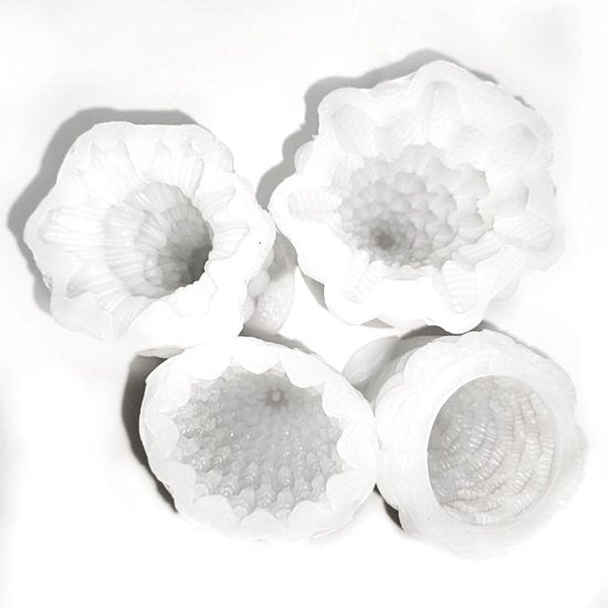 Mold - 4 pieces - Candle mold - Silicone Christmas tree mold set - Mold - Christmas gift