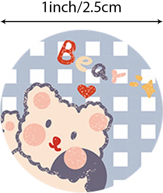 Stickers - 500 sheets - Sealing stickers - Packaging decoration - DIY diaries/notebooks - Diary labels