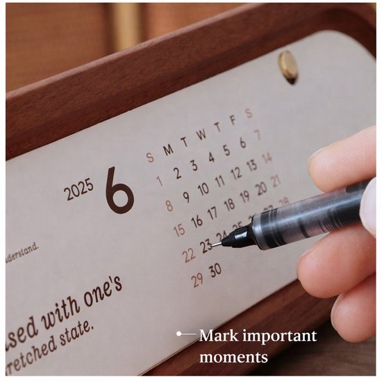 Desk Calendar 2026 - Minimalist Desk Calendar - Decorative Desk Planner - Desk Decoration - Simple Design - Suitable for Home and Office