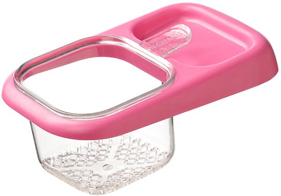 Sink Strainer & Drip Rack - With Suction Cup & Removable Strainer Tray - For Vegetables & Food Waste - Red