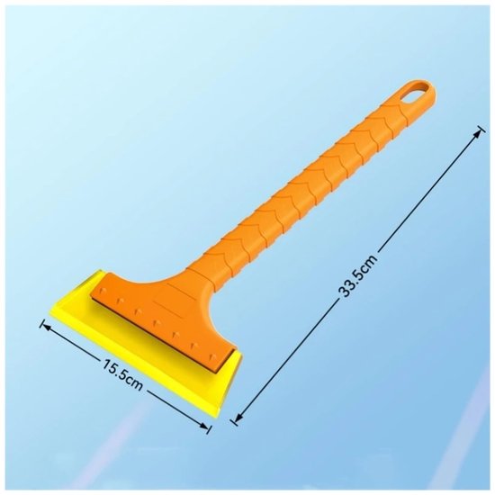 Snow brush and ice scraper - ergonomic foam handle for effortless cleaning - Universal for cars and trucks