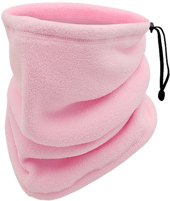 Winter Neck Warmer – Warm Ski Scarf and Face Covering against Cold and Wind – Comfortable and Thermal, Ideal for Skiing, Cycling and Outdoor Activities (Pink)