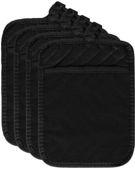 Heat Insulating Mat Set (4 pcs) - Placemats - Coasters - Thick Heat Insulating Gloves - Kitchen Tools for Baking