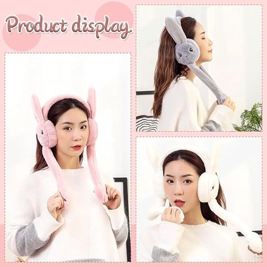 Earmuffs - Warm earmuffs - Cute earmuffs for female students - Winter earmuffs - Hearing protectors - Pink