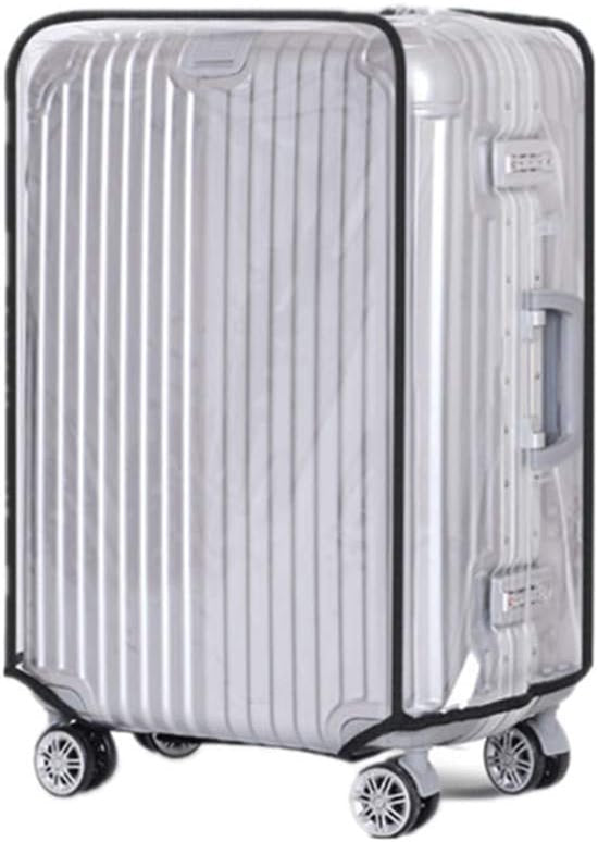 Luggage Cover - Transparent PVC Material - Waterproof and Scratch Resistant - Semi-transparent Luggage Cover - Suitable for Business Travel and Daily Use - 24