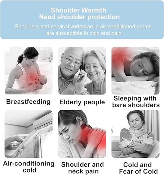 Scarf - Warm shoulder scarf - Warmth and support for the shoulders - Short winter scarf - Shoulder protector - Scarf care - Warm cape