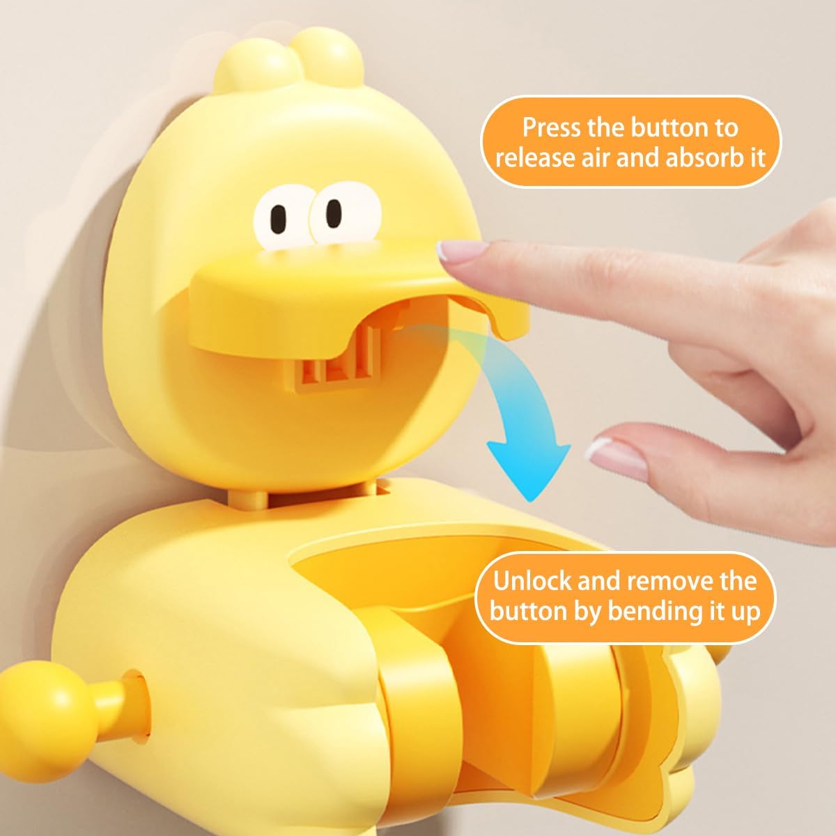 Shower Head Holder - Suction Cup Shower Head Holder - Punch-Free - Children's Shower Head Holder - Removable and Adjustable - 1 Pack