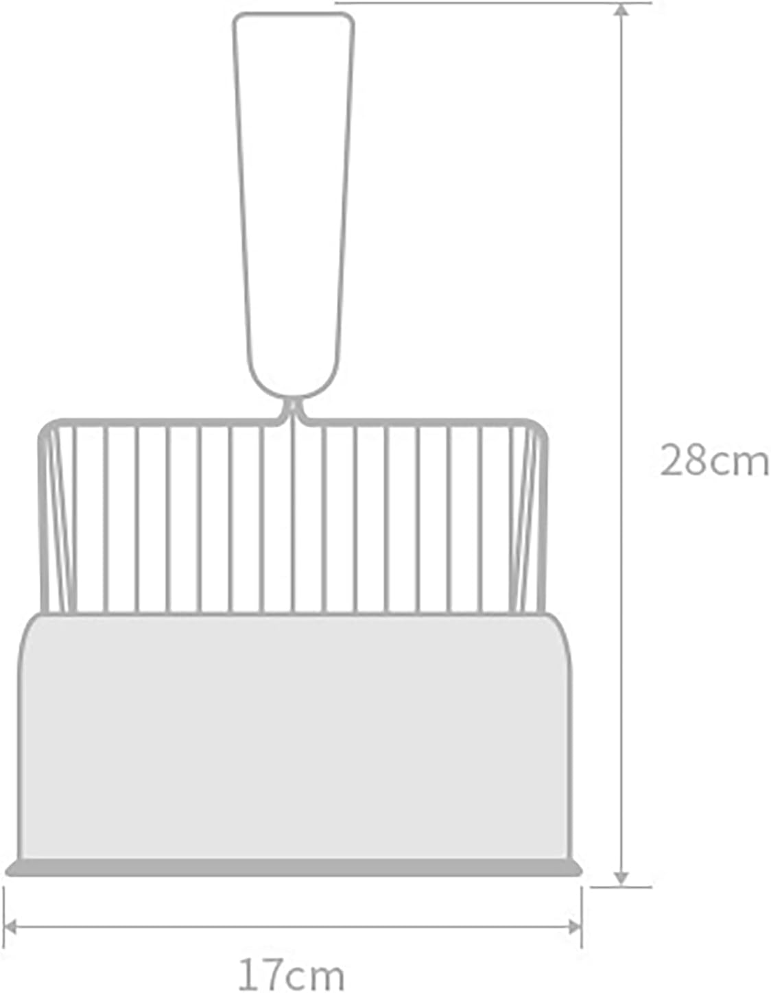 Cat Litter Scoop - Metal Scoop for Large Cats - with Foot - Living Room - Blue - 1 Pack