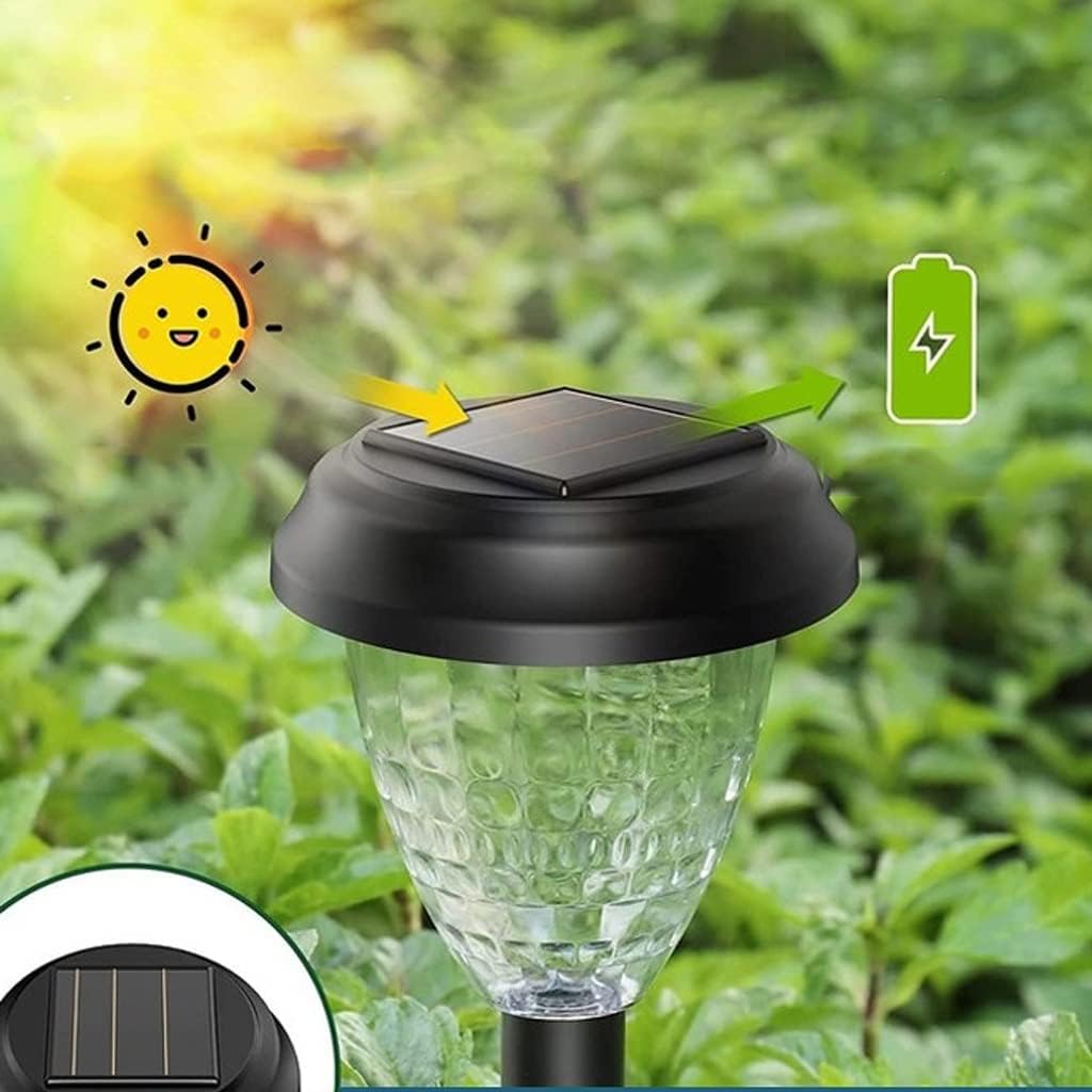 Solar Powered Outdoor Lamp - Waterproof - LED Ground Lamp - 1 Pack