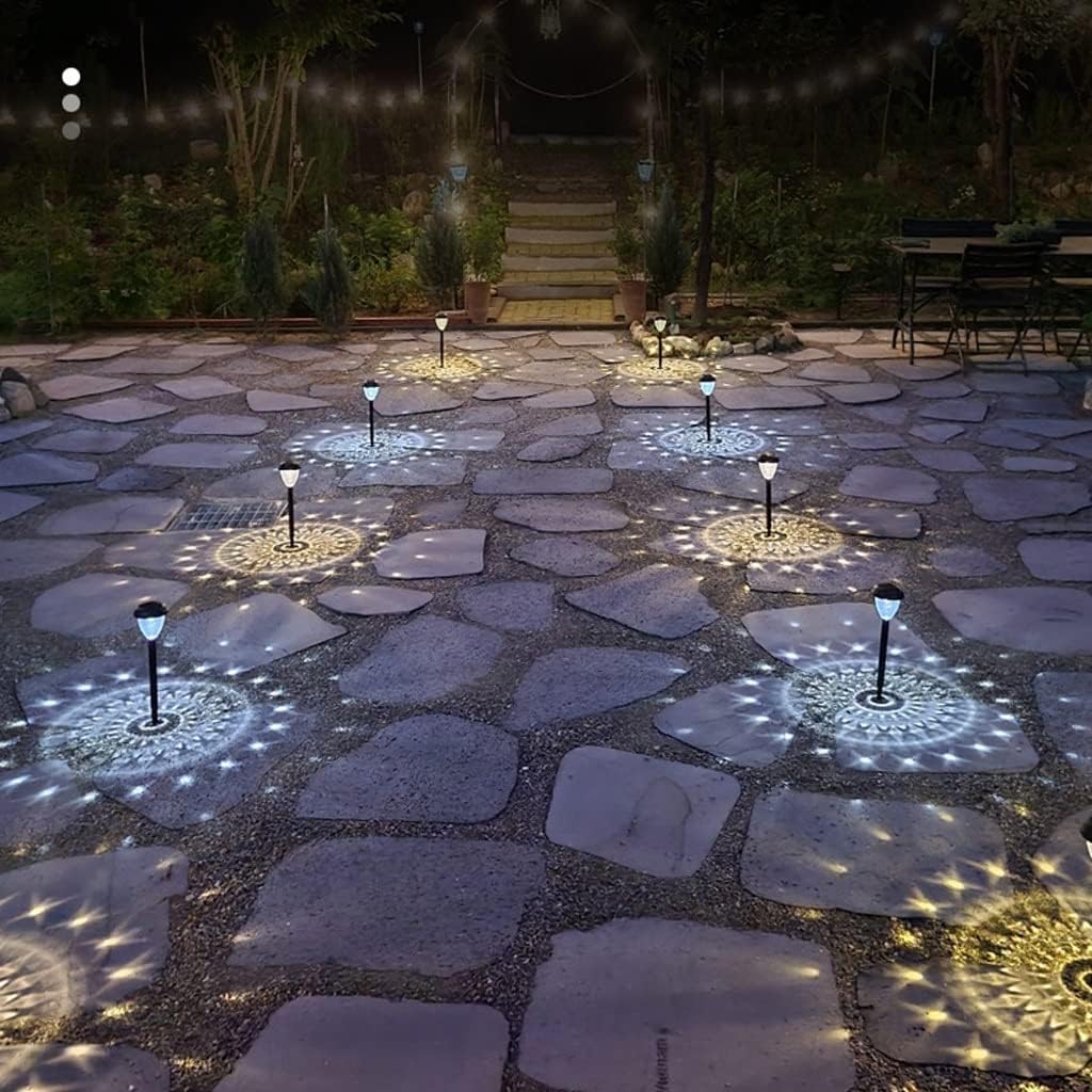 Solar Powered Outdoor Lamp - Waterproof - LED Ground Lamp - 1 Pack