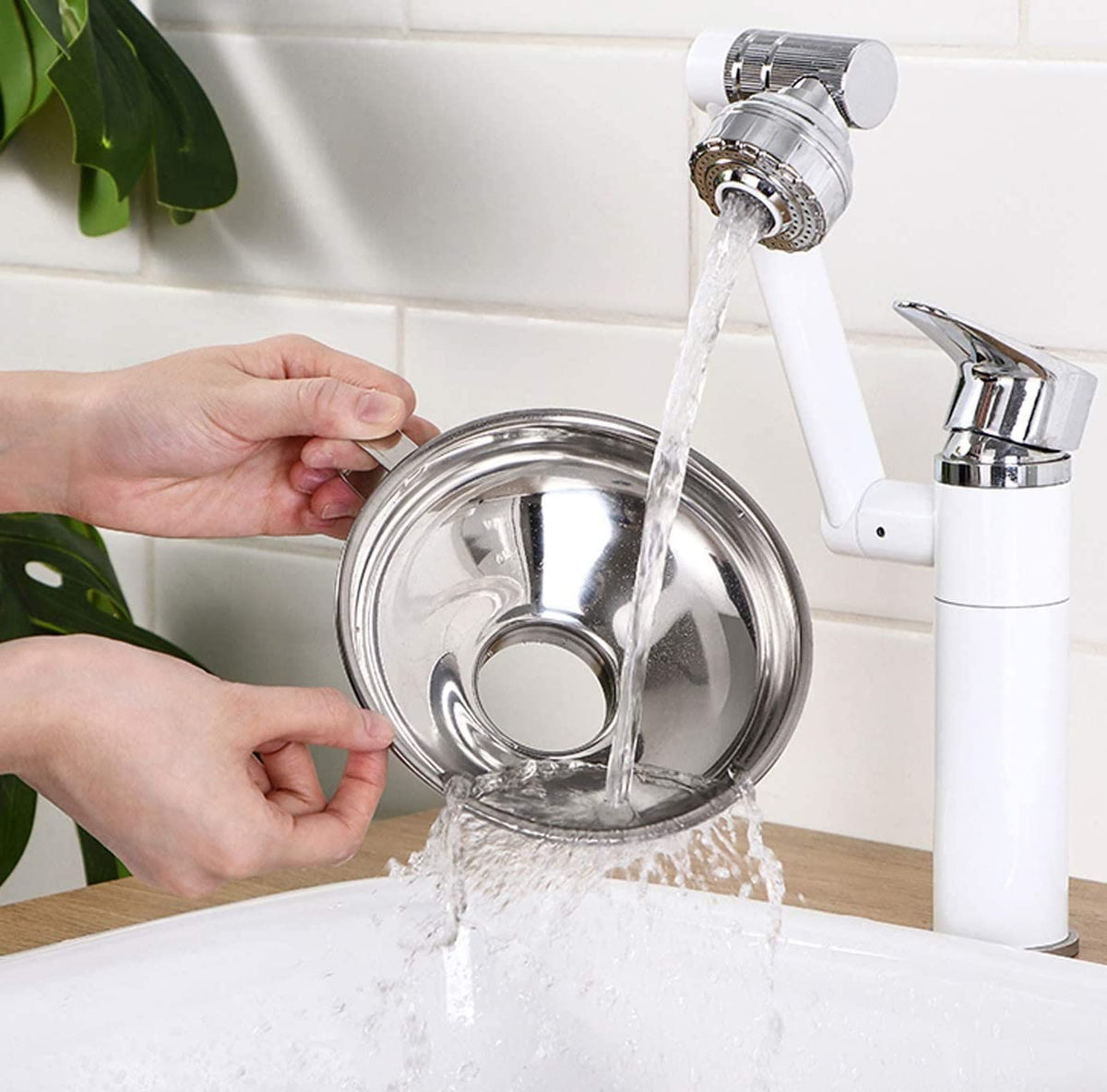 Kitchen Funnel - Stainless Steel with Wide Mouth - For Liquids and Food