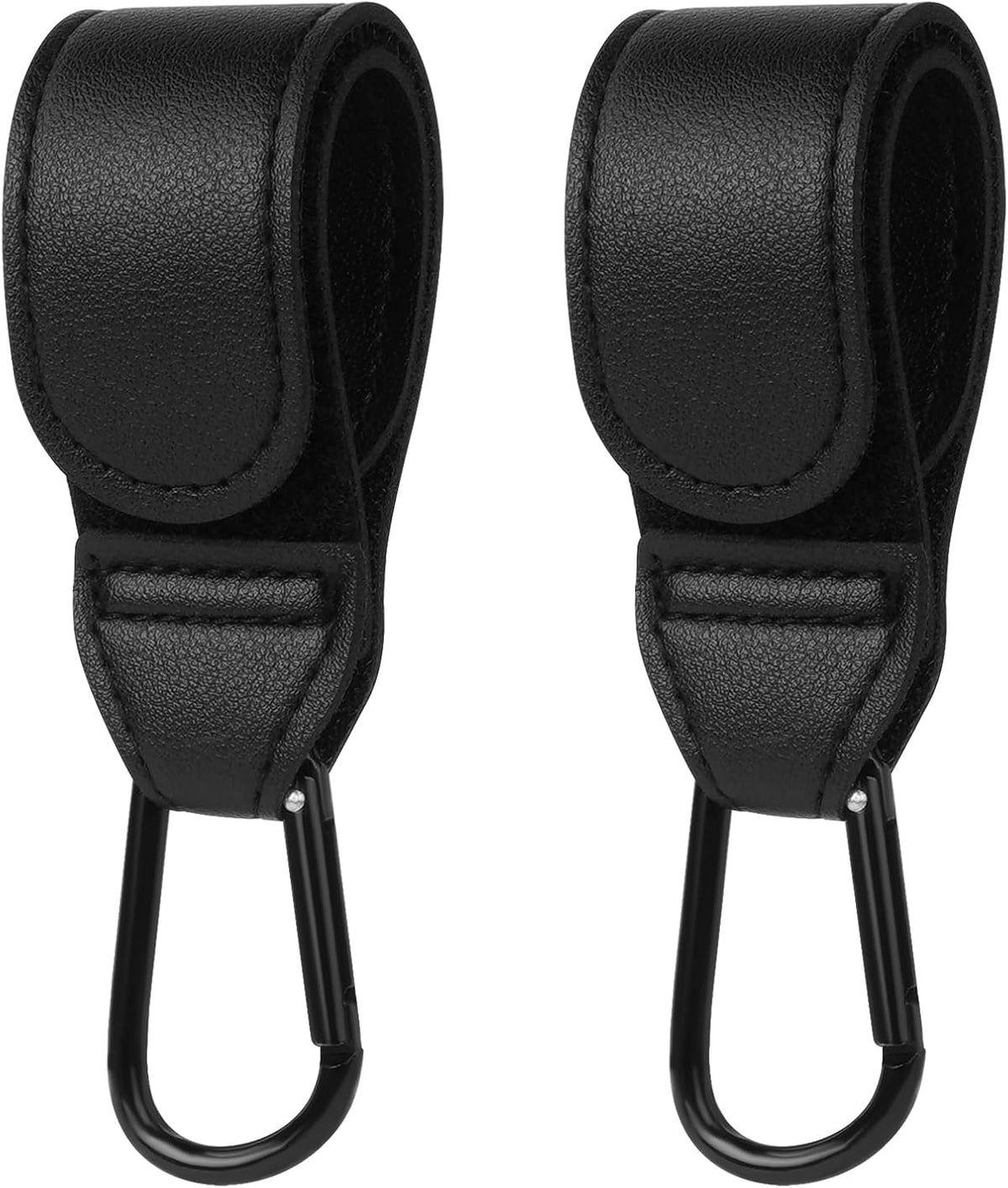 Walking Hooks - 2 Pieces Universal Carabiners - For Shopping Bags and Bags - Suitable for Strollers and Buggies