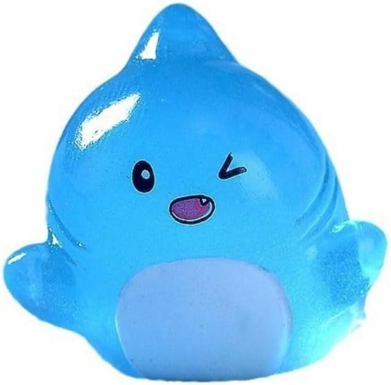 Aquarium Decoration – Ornaments – Mini Ocean Resin Animals – Luminous Mini Shark Figures – Durable & Non-Fading Resin – Glow-in-the-Dark Sea Animals – For Fairy Garden, Micro Landscape, Aquarium & Home Decor – Pack of 6