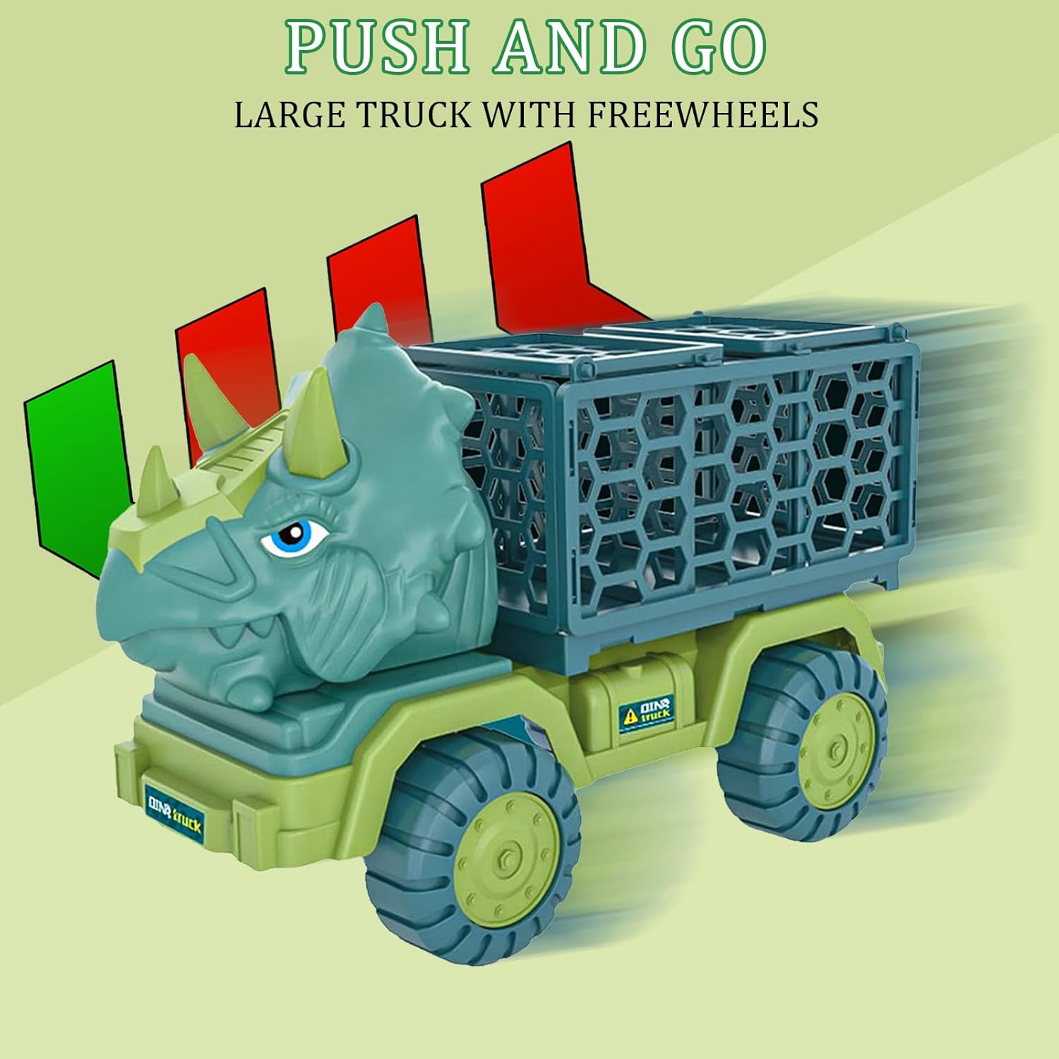 Dinosaur toys Tyrannosaurus rex car toys, Jurassic dinosaur playset for boys and girls, boys and girls, children's gifts