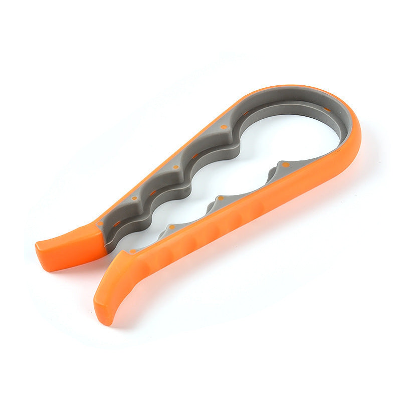 Multifunctional Jar Opener &amp; Bottle Opener - Non-Slip Kitchen Aid - Ideal for the Elderly &amp; Weak Hands - Orange