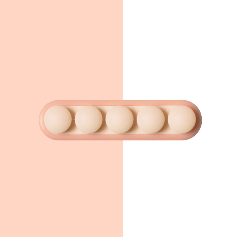 Pea Pod Cable Organizer - Pink - Self-Adhesive Cable Holder - Silicone - For Office &amp; Home