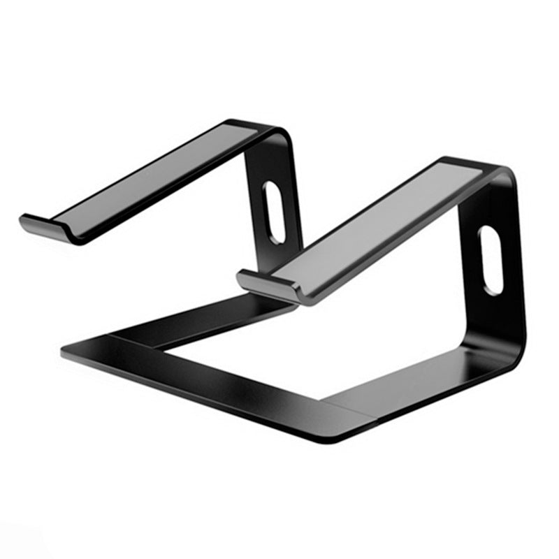 Ergonomic Aluminum Laptop Stand - Removable & Height Adjustable - Suitable for 10-14 inch Notebooks - Black