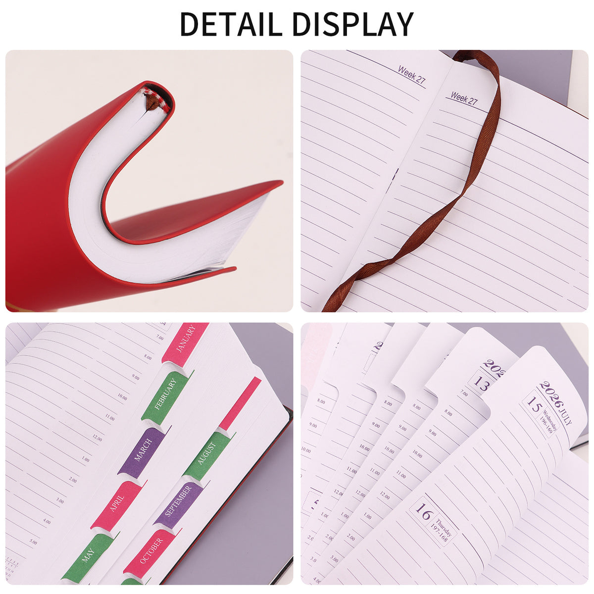 2026 Agenda - Daily Agenda - A5 Format - 1 Day per Page - 304 Pages - [light blue] - Hardcover