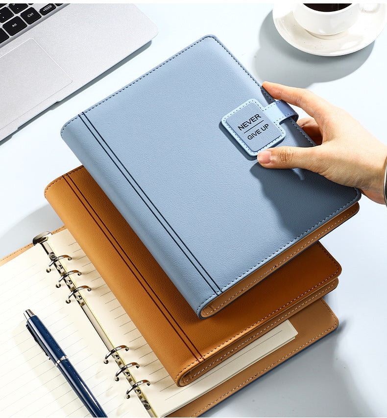 2026 Agenda - A5 Notebook - Ring Binder - Refillable & Reusable - Organizer - [Light Blue]