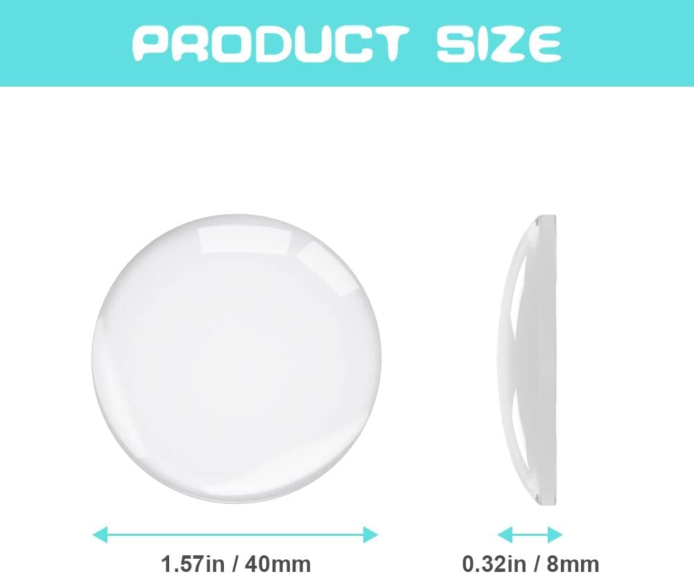 Door Stopper Wall Transparent - Set of 12 - Ø 4 cm - Self-adhesive Door Buffers - Wall Protection against Door Handles