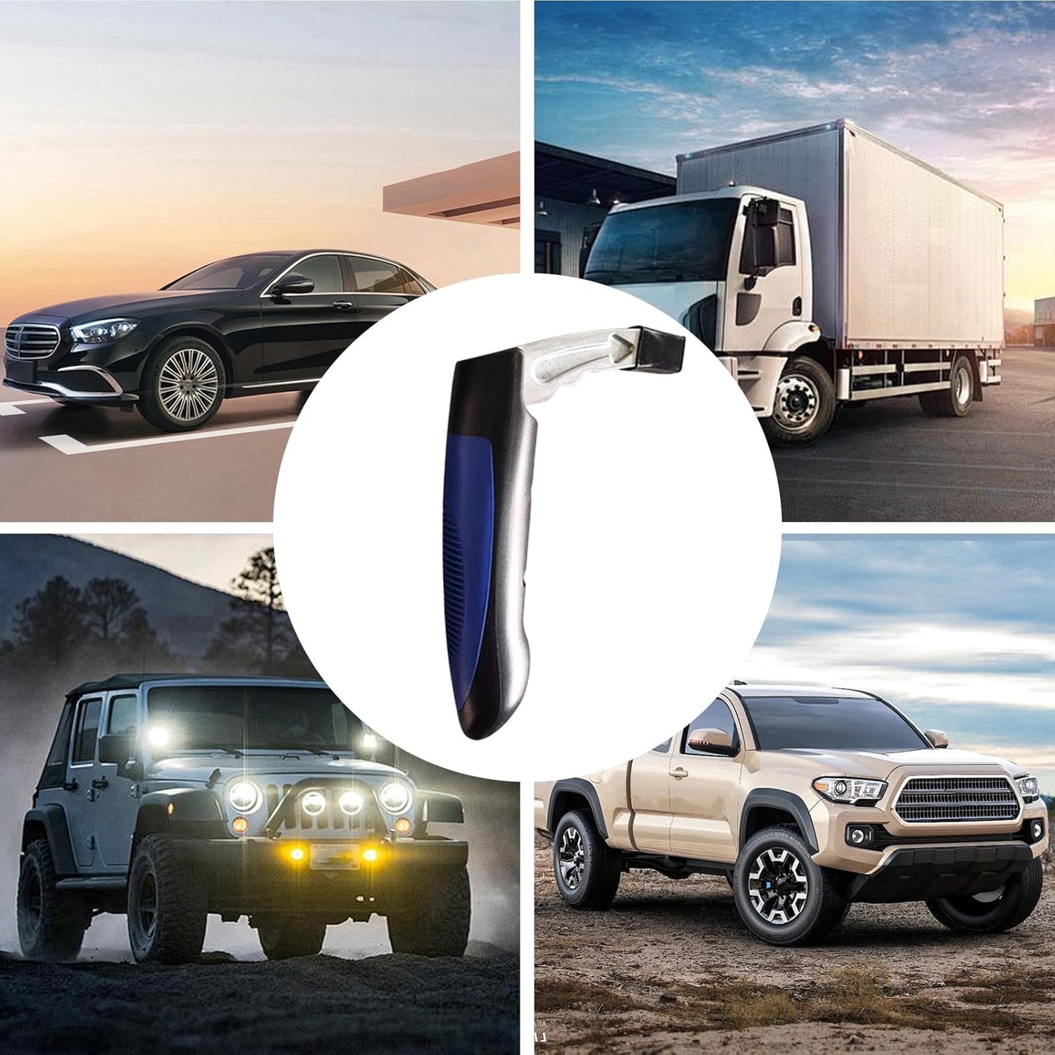 Safety Hammer - Portable Car Walking Stick - Car Seat Safety Hammer - Provides elderly with car grab handles and travel assistance, lightweight and ergonomic aid for getting in and out of vehicles.