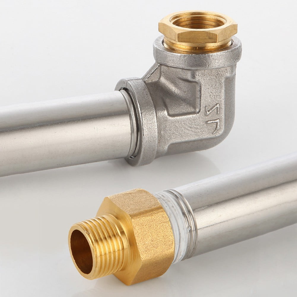 Brass Pipe Fittings Water Hose Adapter G 1/2 Female To G 3/8 Male Reducer