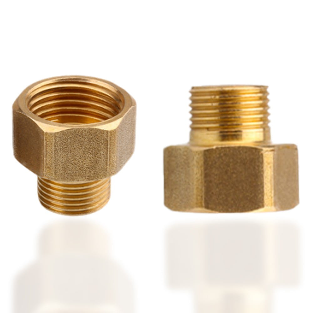Brass Pipe Fittings Water Hose Adapter G 1/2 Female To G 3/8 Male Reducer