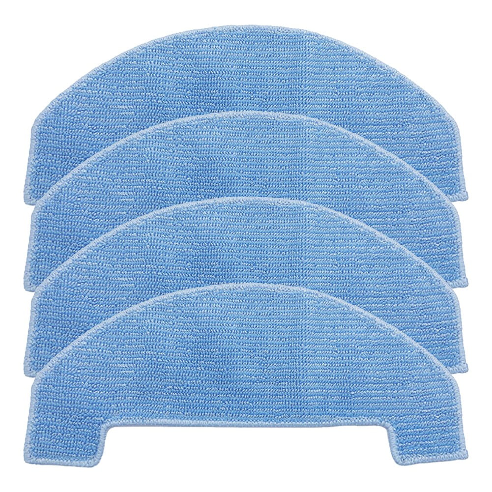 4 PACK 4/10 Packs Mop Cloths For Ultenic D10 Robot Vacuum Cleaner Spare Replacement Parts Mop Pad Cloth Accessories Sweeper Parts Smile Home