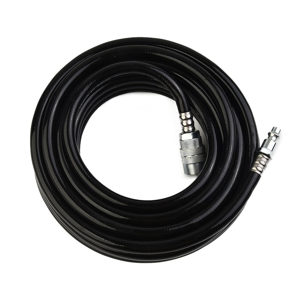 Air Compressor Hose 24.6Ft Pvc Pneumatic Accessories With Quick Connect Air Hose For Pneumatic Tools Air Compression Pumps Smile Home