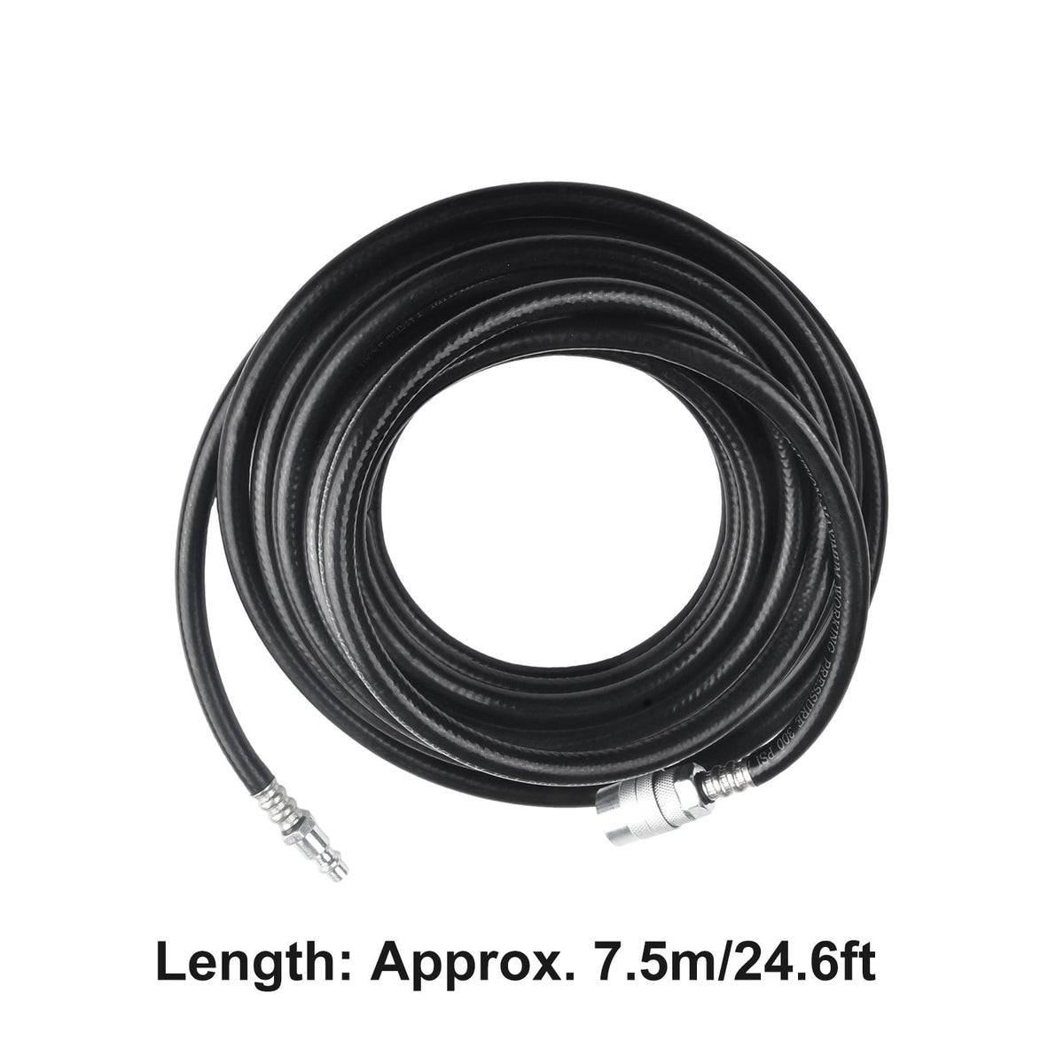 Air Compressor Hose 24.6Ft Pvc Pneumatic Accessories With Quick Connect Air Hose For Pneumatic Tools Air Compression Pumps Smile Home