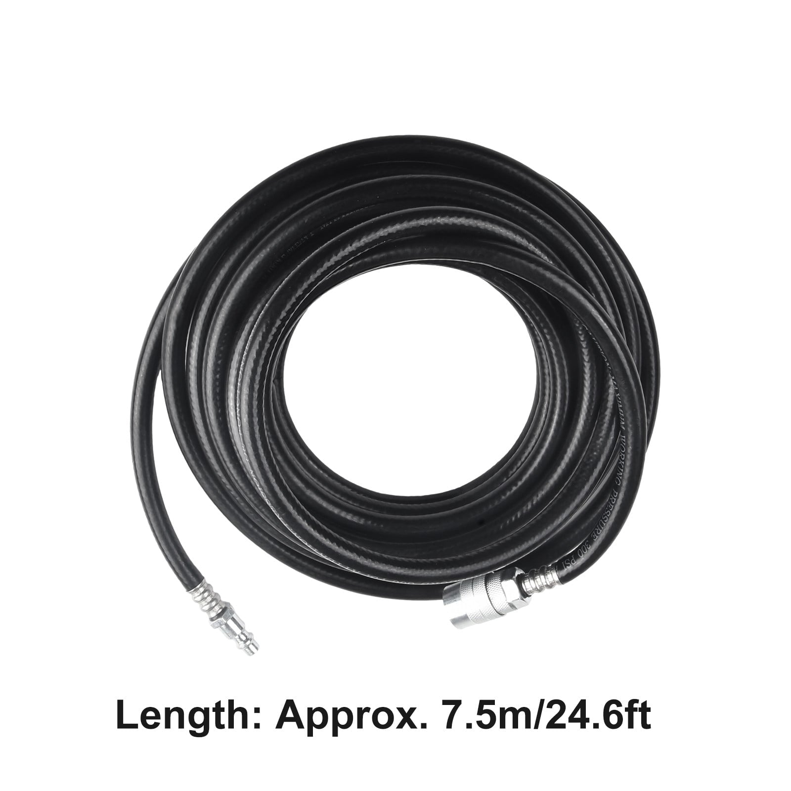 Air Compressor Hose 24.6Ft Pvc Pneumatic Accessories With Quick Connect Air Hose For Pneumatic Tools Air Compression Pumps Smile Home