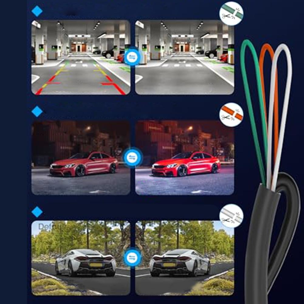 360 Degree Rotatable Reversing Camera 170 Wide Angle Rear View Ahd Cvbs Compatible For Opel Astra H J Corsa D Vectra C Zafira B Buick Regal Black