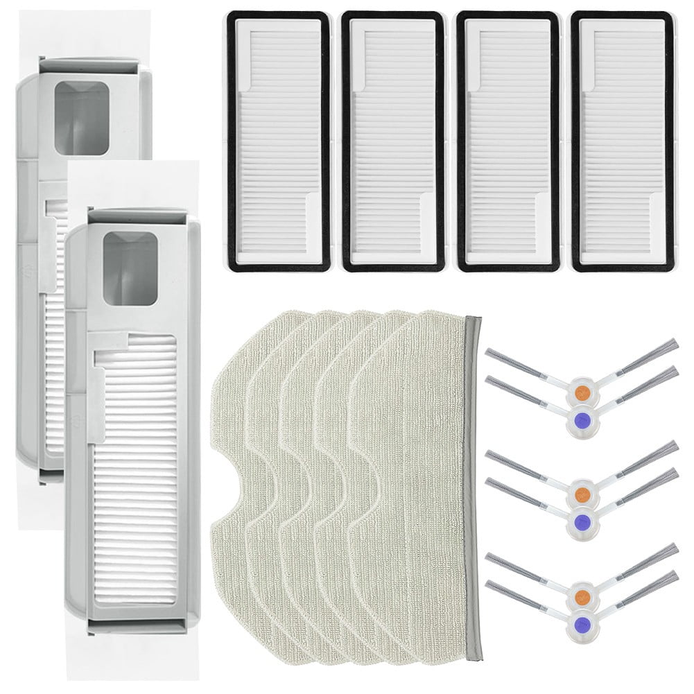 Narwal Vacuum Replacement Parts Kit - Filters Mop Cloths Dust Bags &amp; Side Brushes For Freo X Ultra Freo X Plus &amp; K1 Models