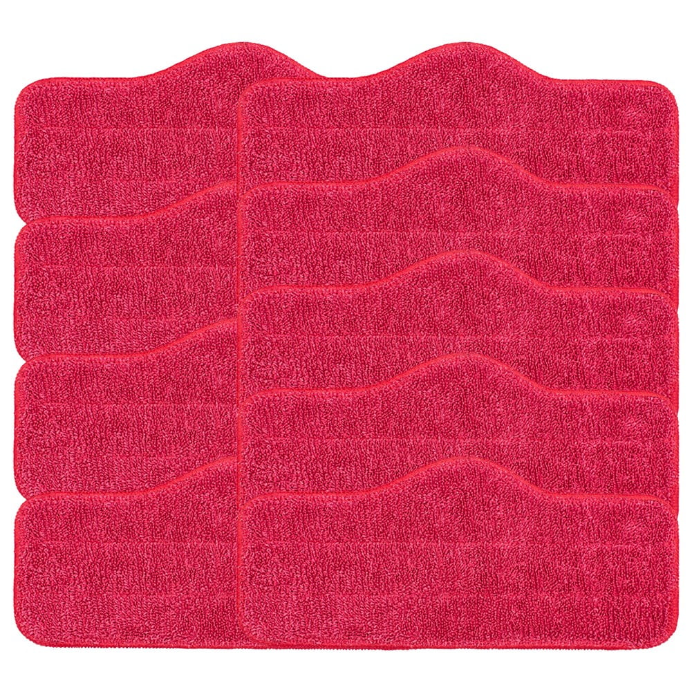 Microfiber Replacement Pads For Schenley Steam Mop - Washable Reusable Quick Dry Mop Pads 6 Pack For Hardwood Tile Laminate Floors 9 Pack